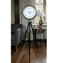 Klasik Eskitme Tripod Ayaklı Saat (Standart)
