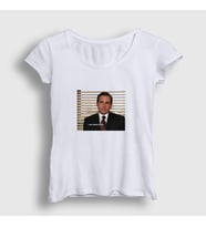 Presmono Kadın Beyaz Dead Inside Michael Scott The Office T-Shirt 345159tt (Beyaz)