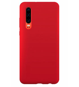 Huawei P Smart Pro Kılıf Ultra Ince Arka Kapak Kırmızı