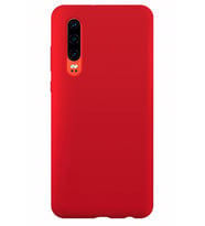 Huawei P Smart Pro Kılıf Ultra Ince Arka Kapak Kırmızı