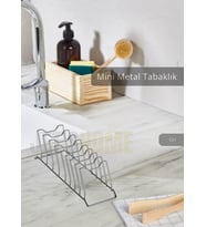 Tezgah U¨stu¨ Tabaklık Paslanmaz Tabak Tutucu Bulas¸ıklık Metal Bulas¸ık Sepeti Krom