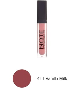 Cosmetics Mattemoist Lipgloss 411 Vanilla Milk Yarı Mat Saten Bitişli Likit Ruj - Nude