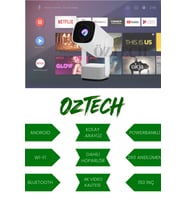 Taşınabilir 4K 1080P Android Projeksiyon Cihazı, Yüksek Kalite ve Taşınabilirlik