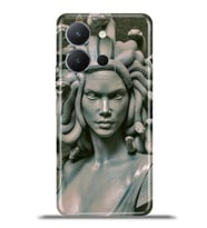 Vivo Y36 Kapak HD Renkli Dizayn Silikon Kılıf - Medusa