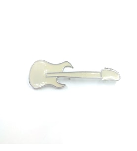 Mordino Beyaz Gitar Büyük Pin (Karışık)