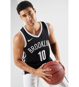 Nike Dri Fit Brooklyn Nets NBA Basketball Jersey SIMMONS Erkek Basketbol Forması Siyah