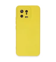 Xiaomi Mi 13 Kılıf Nano İçi Kadife Silikon - Sarı