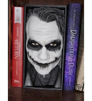 Book Nook Joker Kitap Tutucu Dekoratif Kitaplık Aksesuarı Kitaplık Figürü