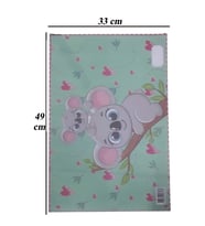 Beslenme Bezi Yıkanabilir 33x49 cm 1 Adet Koala Beslenme Örtüsü Okul Öncesi Kreş Anasınıfı İlkokul İçin İdeal (Karışık)