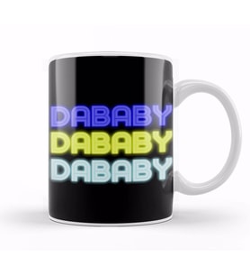 DaBaby Hip Hop Rap Logo Kupa Bardak Porselen