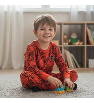 Çocuk Desenli 2'li Pijama Takımı CB1000