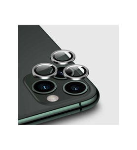 Apple iPhone 12 Pro Uyumlu Zore CL-02 Kamera Lens Koruyucu (Gümüş)
