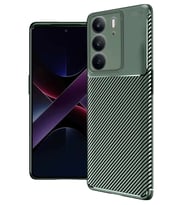 Realme C75 4G Auto Focus Karbon Kapak - Koyu Yeşil
