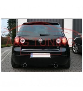 Volkswagen Golf 5 Krom Bagaj Alt Çıta Formlu 2005-2009 Paslanmaz Çelik