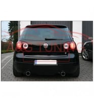 Volkswagen Golf 5 Krom Bagaj Alt Çıta Formlu 2005-2009 Paslanmaz Çelik