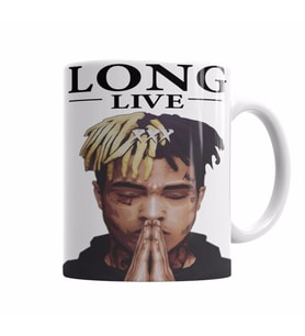 TENTACION  VIDA LONGA LONG LIVE Kupa Bardak Porselen