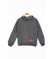 Toontoy Kız Çocuk Reglan Kol Sweatshirt (Antrasit Melanj)