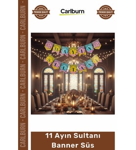 #Ramazan Ayı Manevi Atmosfer Ev İş Yeri Dekoratif Ramazan Banner Süs 11 Ayın Sultanı
