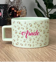 Kişiye Özel Unicorn Desenli Lüks Pastel Fincan Doğum Günü Hediyesi
