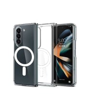 Samsung Galaxy Z Fold 5 Kılıf Magneticsafe Şeffaf Silikon - Şeffaf 301101