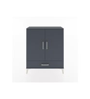 Arges Şifonyer 2 Raflı Tek Çekmeceli 2 Kapaklı 88x30x106 Antrasit-Antrasit