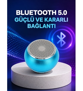 Mini Bluetooth Speaker Uzun Pil Ömrü, Şık Ve Hafif Tasarım Yeni Nesil