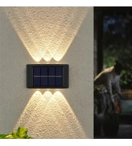 2'li Solar Duvar Aydınlatması 6 Ledli Gün Işığı