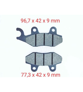Disk Balata Fa228 Ters Çengel Gold Kawasaki Ninja H2 Sx Se Arka-Suzuki Burgman An 400(07-18) Ön
