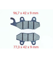 Disk Balata Fa228 Ters Çengel Gold Kawasaki Ninja H2 Sx Se Arka-Suzuki Burgman An 400(07-18) Ön