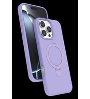 iPhone 16 Pro Max Regal Magsafe Standlı Kapak - Lila
