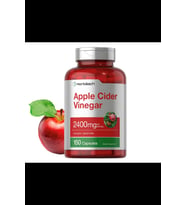 Horbaach Apple Cider Vinegar Capsules 2400mg 150 Count Non-GMO, Gluten Free (Renksiz)