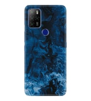 Omix X300 Kılıf Silikon Desen Blue Zigzag 1687