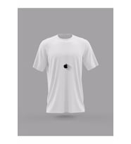 Apple Logo Tasarım Baskılı T-Shirt