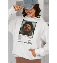 The Weeknd After Hours Rapper Baskılı Unisex Oversize Şarkıcı Hoodie