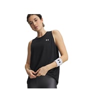 Under Armour Tech Tank Solid Kadın Antrenman Atleti 1383655-001 Siyah