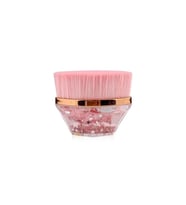 Simli Tırnak Toz Fırçası - Pembe