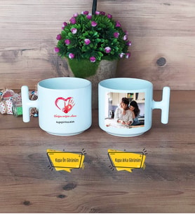 Anneye Hediye Kupa Bardak T Fotoğraflı Anneler Günü Hediyesi