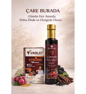 ÇareBurada WMN Set - Strong Women Macun 450 g + 9 Karışım Pekmez Özü 330 ml