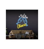 Cheers Yazılı ve Şekilli Neon Tabela