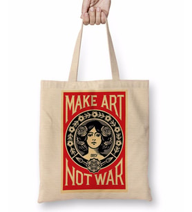 Make Love Not War 02 Bez Çanta Uzun Saplı