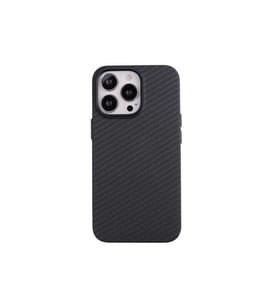 Apple iPhone 12 Pro Max Uyumlu Kılıf Karbon Fiber Tasarımlı Zore Karbono Kapak (Siyah)