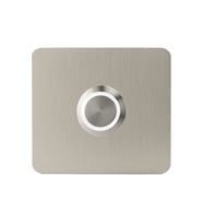 LOCKWAY Z402B Paslanmaz 304 Kare Zil butonu 60x60mm Beyaz Led