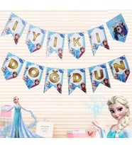 Frozen İyi Ki Doğdun Frozen İyi Ki Doğdun Banner-