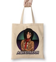 Ackerman Mikasa Mikasa Ackerman 01 Bez Çanta Uzun Saplı
