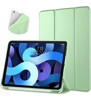 Apple iPad Air 11inç M2/M3 2025-2024 Kılıf TPU Kalem Bölmeli (Açık Yeşil)