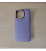 İphone 14 Pro Lansman Kaliteli Silikon Telefon Kılıfı (Mor)
