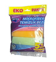 Parex Mikrofiber Temizlik Bezi Eko Paket 5 li