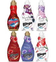 Bingo Soft Çamaşır Yumuşatıcı Konsantre 1440ML Karma 6 Lı Set (Lovely-Manolya-Sümbül-Şakayık-Gül)