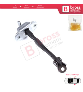 Toyota Yaris Vitz MK3 P13 2010-2014 Vios P15 Verso S P12 Makyajsız Kasa İçin Arka Kapı Gergisi