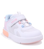 Vicco Babil 346P26Y130 Beyaz Pembe Ortopedik Günlük Işıklı  Kız Çocuk Spor Ayakkabı